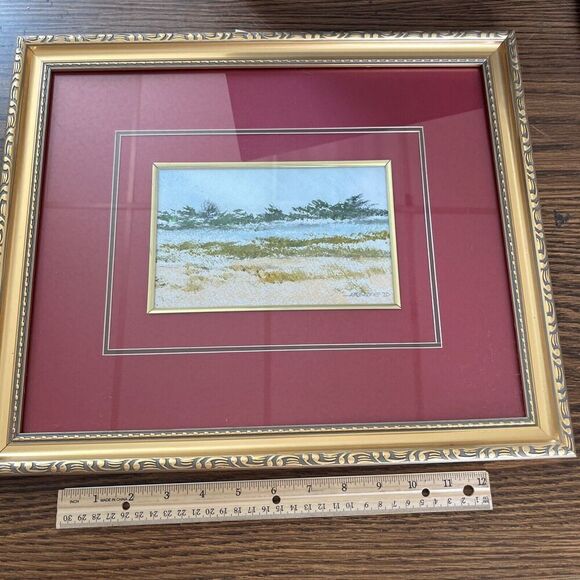 Angelo Perrone Signed Original Painting: Modern New England Nature Season Change